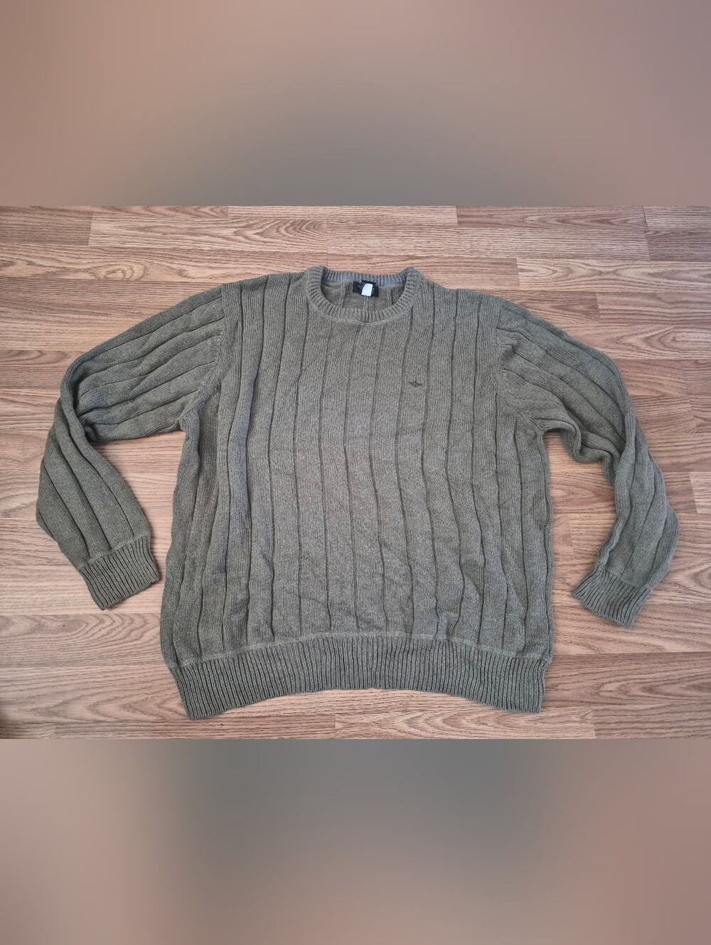 Dockers Green 100% Cotton Crewneck Sweater
